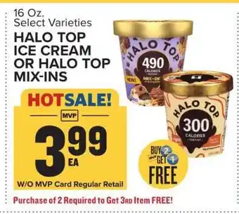 Food Lion Halo Top Ice Cream or Halo Top Mix-Ins offer