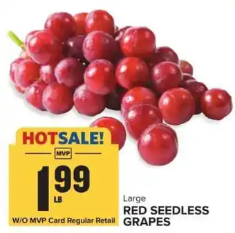 Food Lion Large Red Seedless Grapes offer