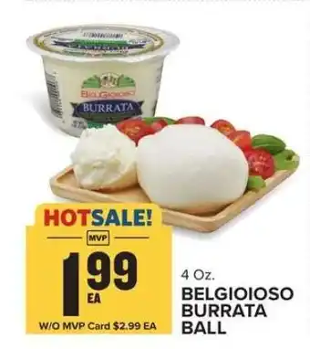 Food Lion BELGIOIOSO BURRATA BALL offer