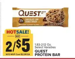 Food Lion Quest Protein Bar offer