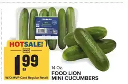 Food Lion FOOD LION MINI CUCUMBERS offer