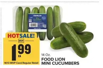 Food Lion FOOD LION MINI CUCUMBERS offer