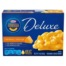Walgreens Deluxe Original Cheddar Macaroni Cheese Dinner offer