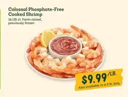 Sprouts Farmers Market Colossal Phosphate-Free Cooked Shrimp offer
