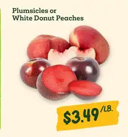Sprouts Farmers Market Plumsicles or White Donut Peaches offer