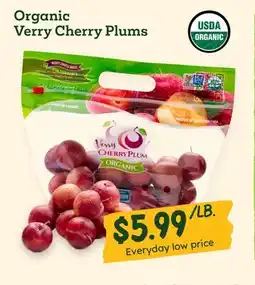 Sprouts Farmers Market Organic Verry Cherry Plums offer
