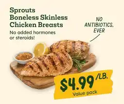 Sprouts Farmers Market Sprouts Boneless Skinless Chicken Breasts offer
