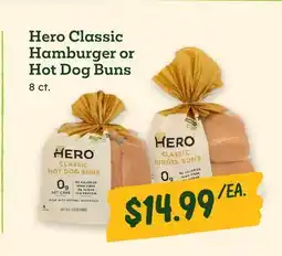 Sprouts Farmers Market Hero Classic Hamburger or Hot Dog Buns offer