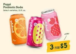 Sprouts Farmers Market Poppi Prebiotic Soda offer