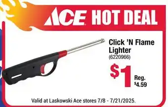 Ace Hardware Click 'N Flame Lighter offer