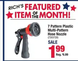 Ace Hardware 7 Pattern Plastic Multi-Pattern Hose Nozzle offer