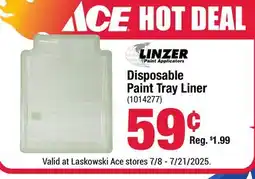 Ace Hardware Disposable Paint Tray Liner offer