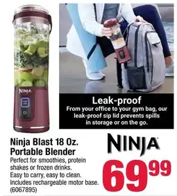 Ace Hardware Ninja Blast 18 Oz. Portable Blender offer