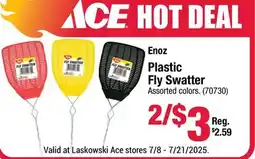 Ace Hardware Plastic Fly Swatter offer