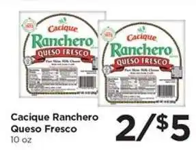 Food 4 Less Cacique Ranchero Queso Fresco offer