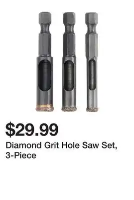 Harbor Freight Tools Diamond Grit Hole Saw Set, 3-Piece offer