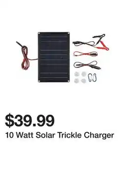 Harbor Freight Tools 10 Watt Solar Trickle Charger offer