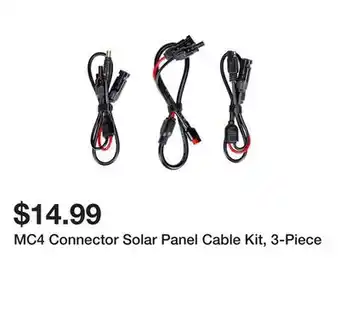 Harbor Freight Tools MC4 Connector Solar Panel Cable Kit, 3-Piece offer