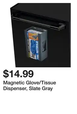 Harbor Freight Tools Magnetic Glove/Tissue Dispenser, Slate Gray offer