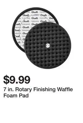 Harbor Freight Tools 7 in. Rotary Finishing Waffle Foam Pad offer
