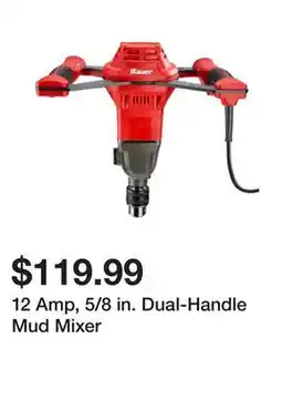 Harbor Freight Tools 12 Amp, 5/8 in. Dual-Handle Mud Mixer offer