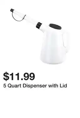 Harbor Freight Tools 5 Quart Dispenser with Lid offer