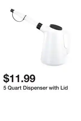 Harbor Freight Tools 5 Quart Dispenser with Lid offer