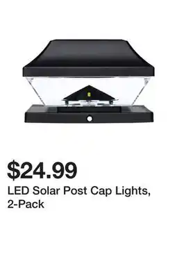 Harbor Freight Tools LED Solar Post Cap Lights, 2-Pack offer