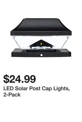 Harbor Freight Tools LED Solar Post Cap Lights, 2-Pack offer