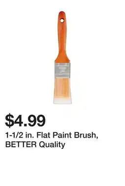 Harbor Freight Tools 1-1/2 in. Flat Paint Brush, BETTER Quality offer