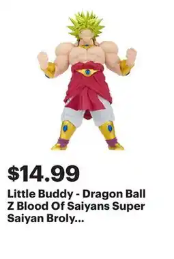 Best Buy Little Buddy - Dragon Ball Z Blood Of Saiyans Super Saiyan Broly 7.9 Figure offer