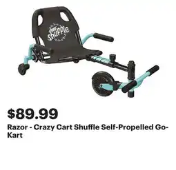 Best Buy Razor - Crazy Cart Shuffle Self-Propelled Go-Kart offer