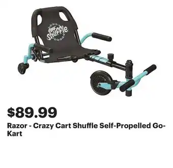 Best Buy Razor - Crazy Cart Shuffle Self-Propelled Go-Kart offer