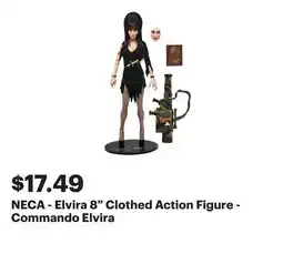 Best Buy NECA - Elvira 8 Clothed Action Figure - Commando Elvira offer