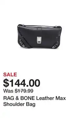 Marshalls RAG & BONE Leather Max Shoulder Bag offer
