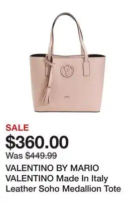 Marshalls VALENTINO BY MARIO VALENTINO Made In Italy Leather Soho Medallion Tote offer