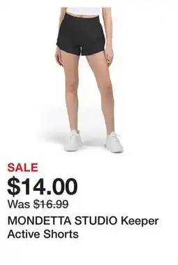 Marshalls MONDETTA STUDIO Keeper Active Shorts offer