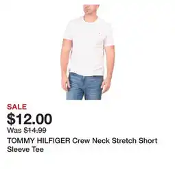 Marshalls TOMMY HILFIGER Crew Neck Stretch Short Sleeve Tee offer