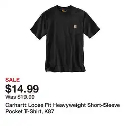 Tractor Supply Company Carhartt Loose Fit Heavyweight Short-Sleeve Pocket T-Shirt, K87 offer