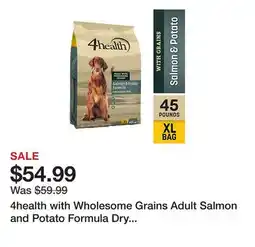 Tractor Supply Company 4health with Wholesome Grains Adult Salmon and Potato Formula Dry Dog Food offer