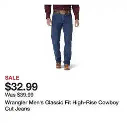 Tractor Supply Company Wrangler Men's Classic Fit High-Rise Cowboy Cut Jeans offer