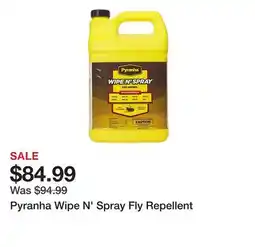Tractor Supply Company Pyranha Wipe N' Spray Fly Repellent offer