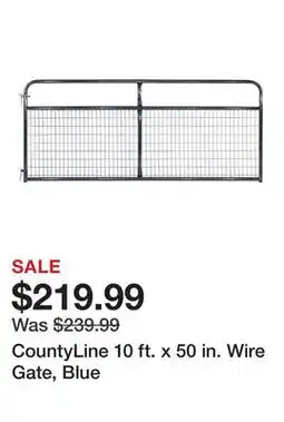 Tractor Supply Company CountyLine 10 ft. x 50 in. Wire Gate, Blue offer