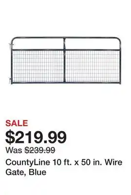Tractor Supply Company CountyLine 10 ft. x 50 in. Wire Gate, Blue offer