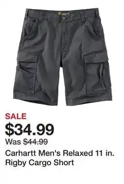 Tractor Supply Company Carhartt Men's Relaxed 11 in. Rigby Cargo Short offer
