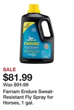 Tractor Supply Company Farnam Endure Sweat-Resistant Fly Spray for Horses, 1 gal offer
