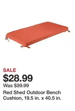Tractor Supply Company Red Shed Outdoor Bench Cushion, 19.5 in. x 40.5 in offer
