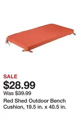 Tractor Supply Company Red Shed Outdoor Bench Cushion, 19.5 in. x 40.5 in offer