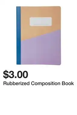Five Below Rubberized Composition Book offer