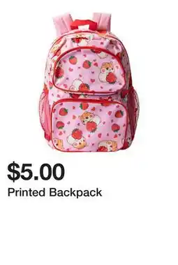 Five Below Printed Backpack offer